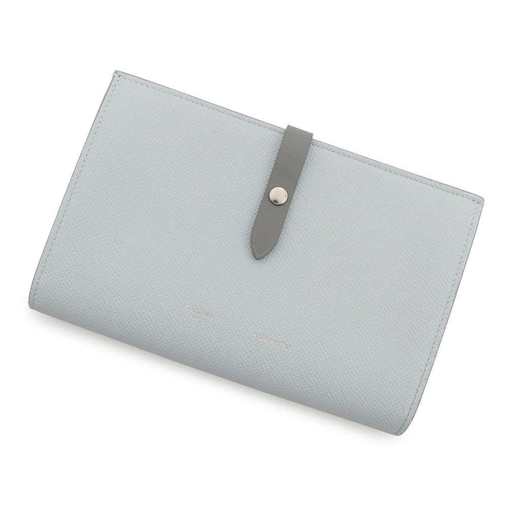 Celine Long Wallet Multifunction Leather Bi fold Bi